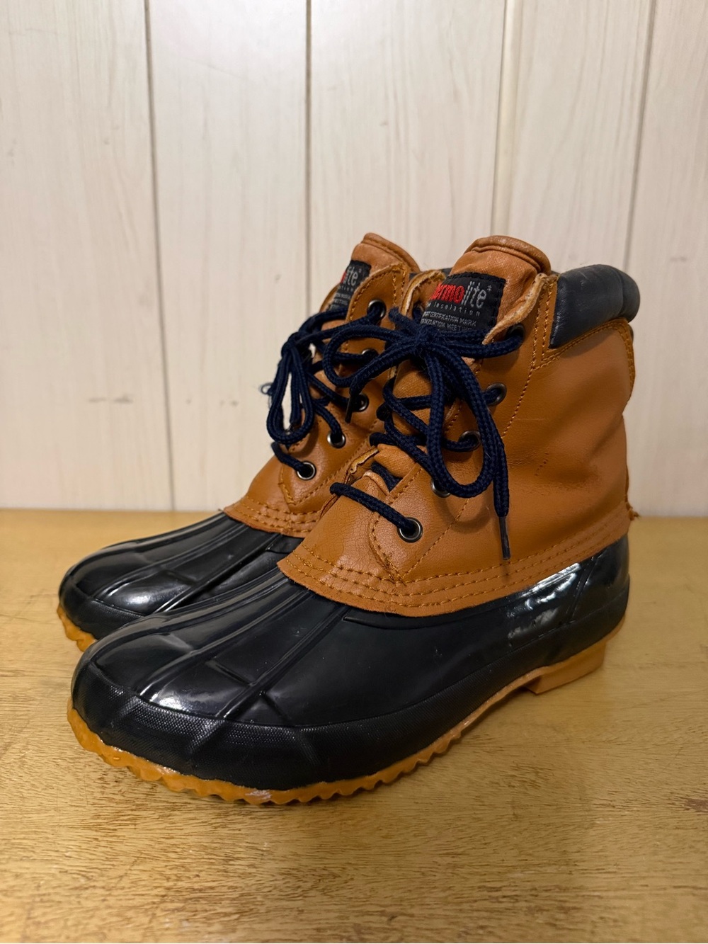 Two-Tone Duck Boots